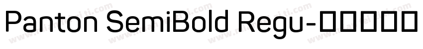 Panton SemiBold Regu字体转换